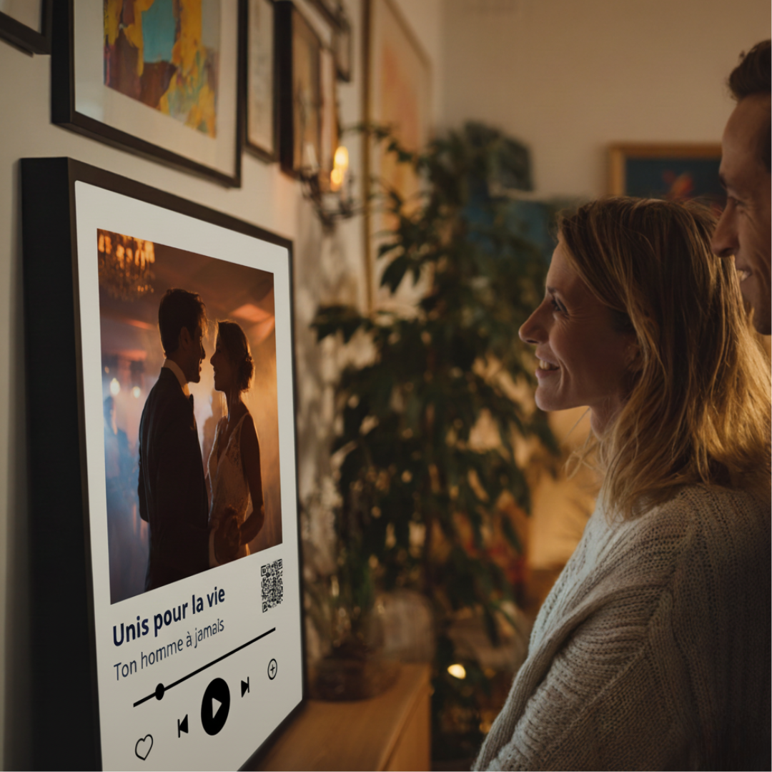 Rodina před osobním plakátem TailorTune