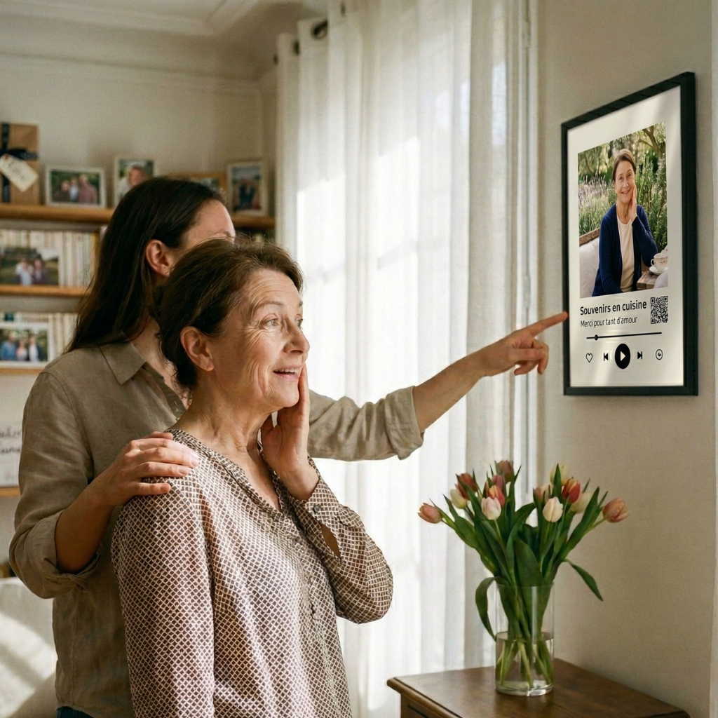 Idea de regalo del Día de la Madre con una canción personalizada