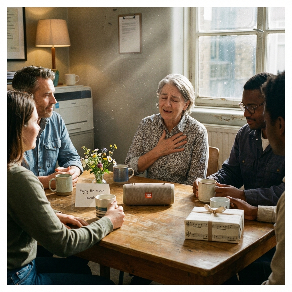 Idea de regalo para una jubilación con una canción personalizada