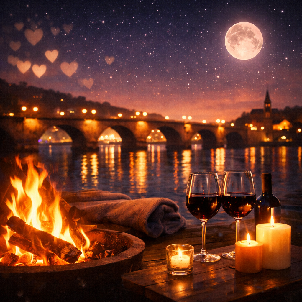 Cover for By the fire